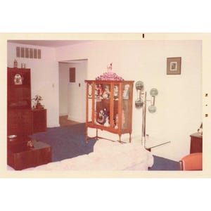 Vintage 1974 Lot of 25 Family Snapshots Beach Party Home Life Photos 3.5x5 image 5