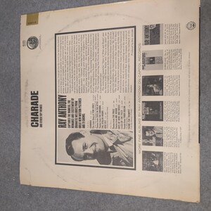 Ray Antony Charade und Andere Top Themen Vinyl LP Cappol STK 83670 Stereo VG Bild 2
