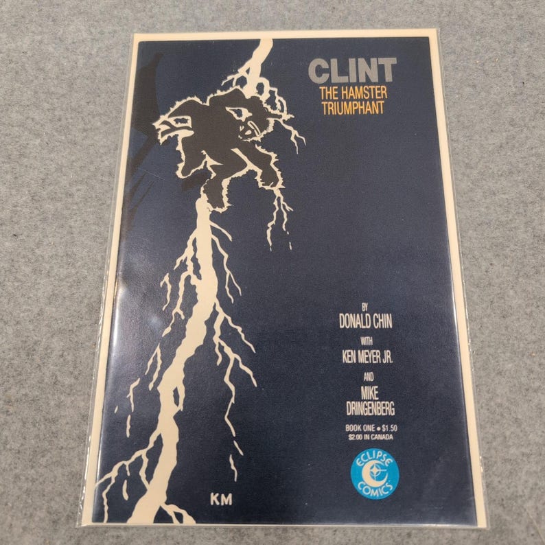 Clint The Hamster Triumphant Book One Eclipse Comics Donald Chin Ken Meyer Jr image 1