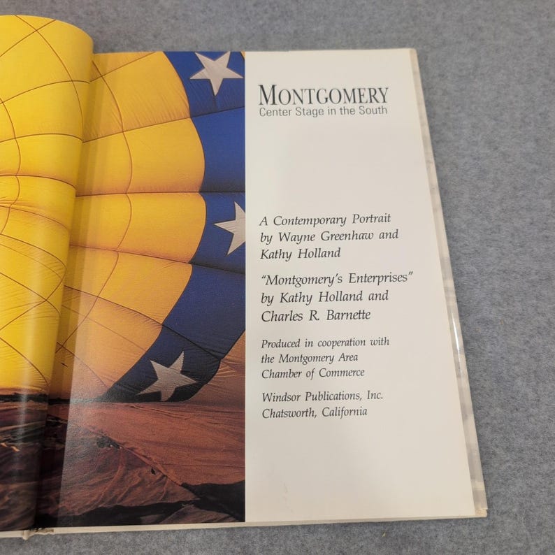 Montgomery Center Stage in the South Wayne Greenhaw 1990 First Edition Hardcover image 4