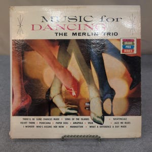 The Merlin Trio Music for Dancing Vinyl LP Grand Prix Series K-189 Pickwick Jazz image 1