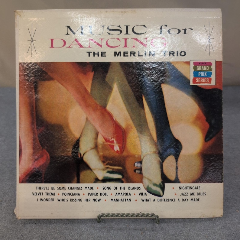 The Merlin Trio Music for Dancing Vinyl LP Grand Prix Series K-189 Pickwick Jazz image 1