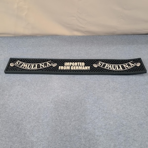 St Pauli N A Bar Mat Rubber Imported From Germany Beer Tap Pad image 1
