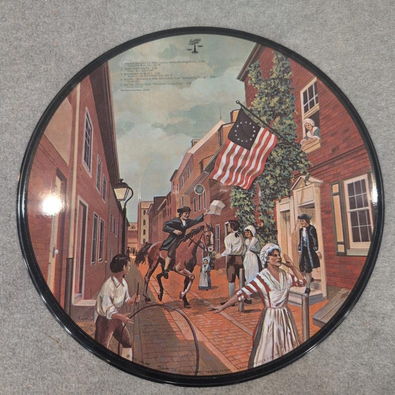 Celebration US Bicentennial Picture Disc Vinyl LP Mormon Tabernacle Choir 1976 image 3