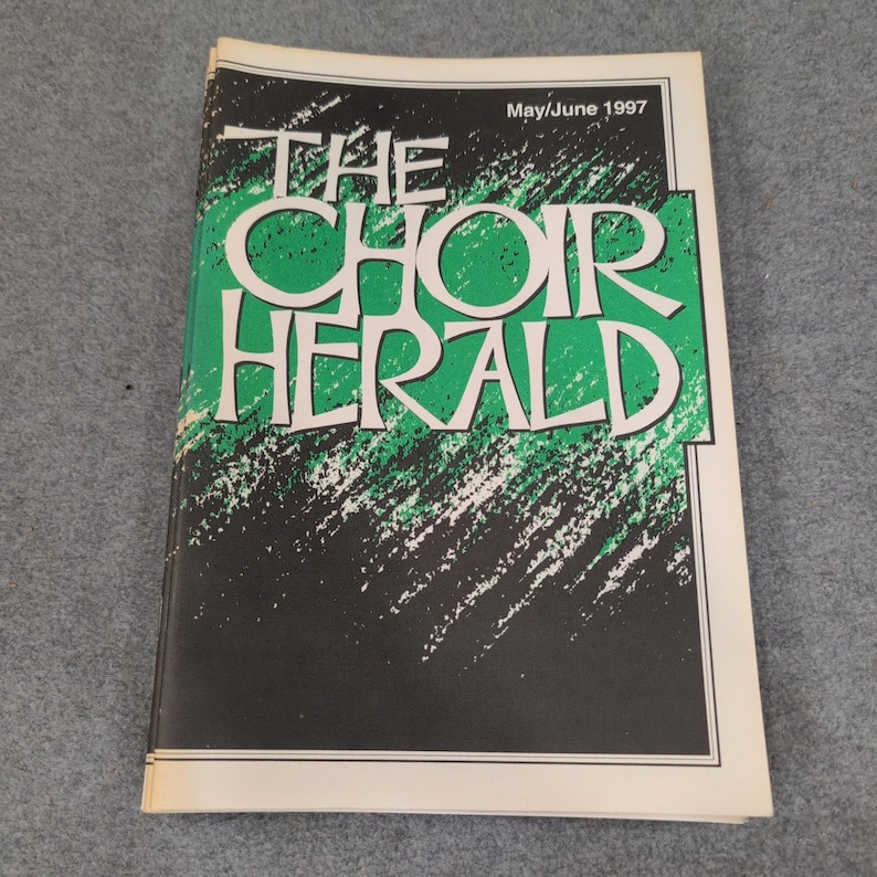 Lot of 8 The Choir Herald Music Magazines May June 1997 Choral Sheet Music VG image 1
