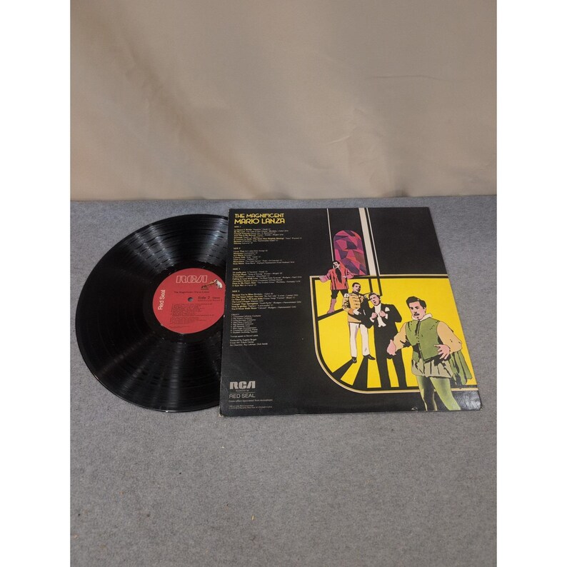 Mario Lanza The Magnificent Mario Lanza 2 Record Set RCA Red Seal R234330(e) LP image 2