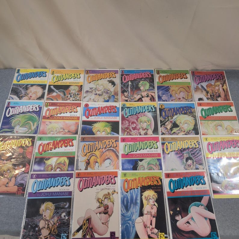 Lote de cómics manga Outlanders Dark Horse Johji Manabe Libros 1-26 Mixtos NF 22 números imagen 1