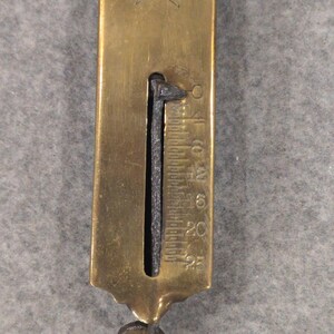 c. 1900 P.S. & W. Co. Antique Brass Spring Scale 25lb Star Logo Primitive Tool image 4