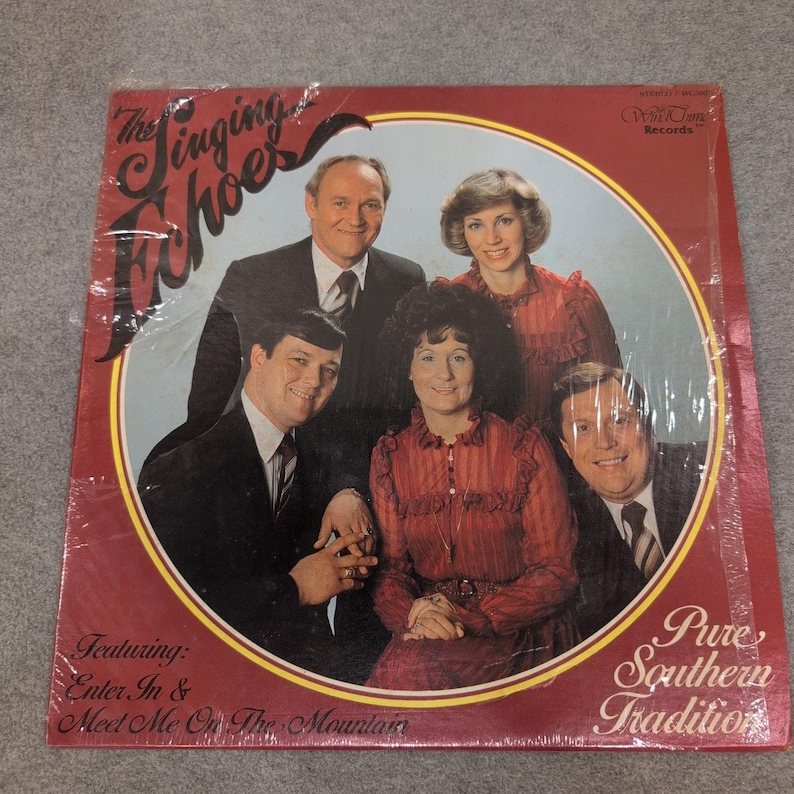 The Singing Echoes Pure Southern Tradition Vinyl LP WindChime Records image 1