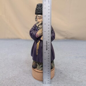 Vintage Alberta's 1966 Hand Signed Ceramic Russian Vodka Man Decanter Figurine image 5