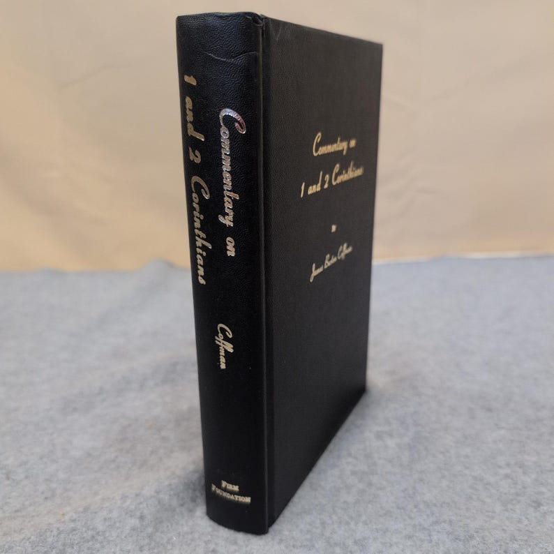 Commentary on 1 and 2 Corinthians James Burton Coffman Signed First Edition 1977 image 4