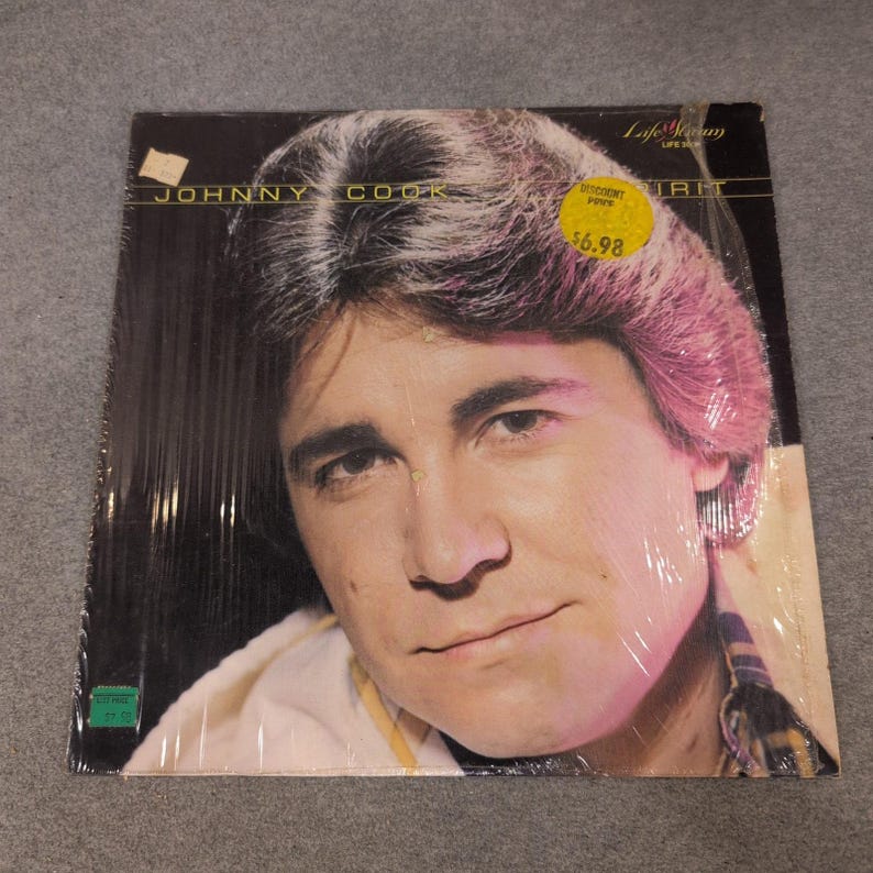 Johnny Cook Spirit Vinyl LP LifeStream LIFE 3001 Gospel Christian Record 1979 image 1