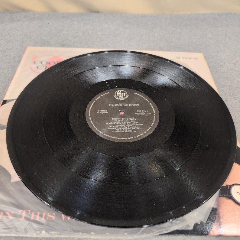 The Cookie Crew Born This Way 12" Vinyl Single 1989 Promo Prince Paul Remix VG image 6