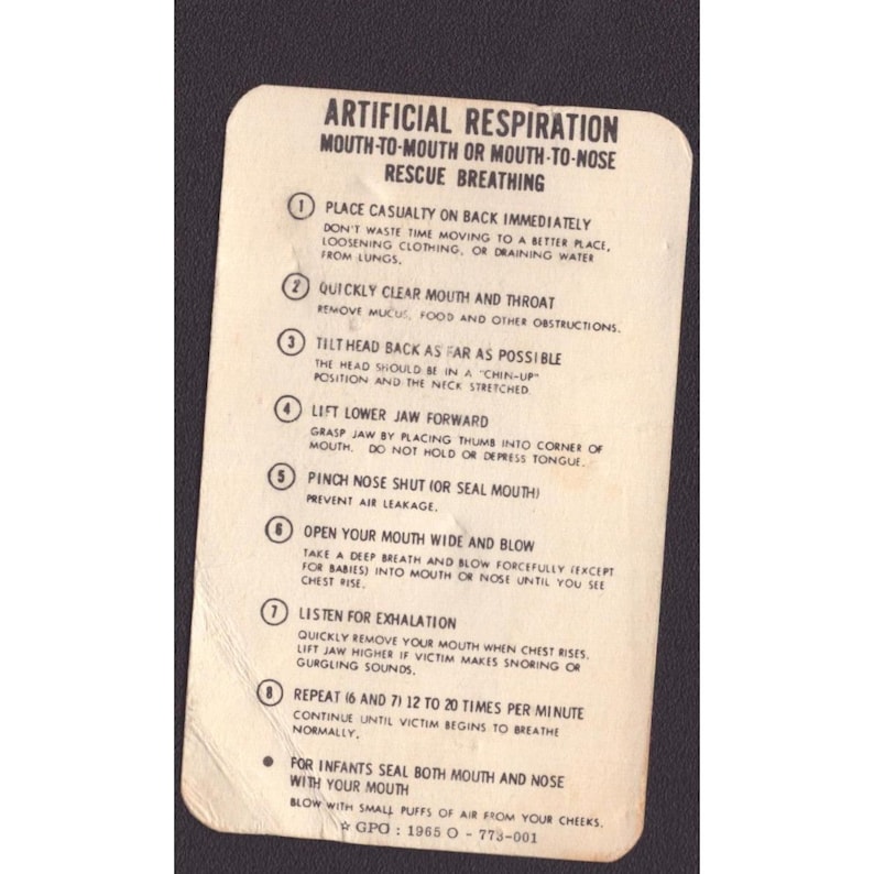 Vintage Alabama Red Cross Instructor Cards & Medical Self Help Training Lot 4pc image 8