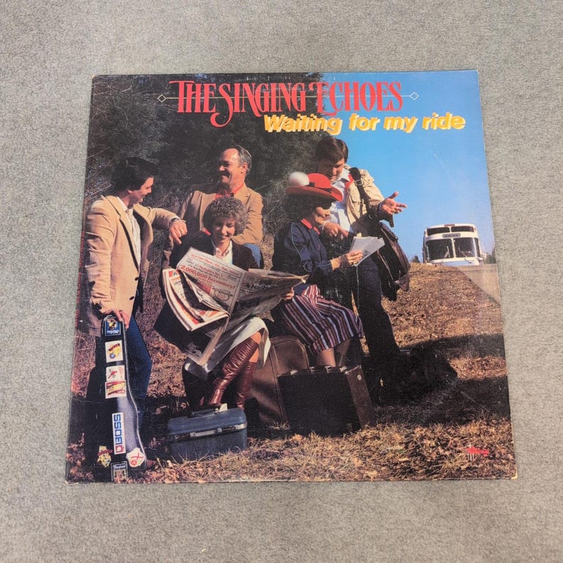 The Singing Echoes Waiting for My Ride Vinyl LP Calvary Records Southern Gospel image 1
