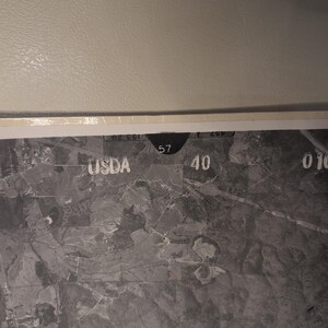 Vintage 1977 USDA Aerial Survey Photo Coosa County Alabama Series of 27 Maps image 2