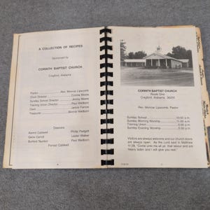 Corinth Baptist Church Cookbook Cragford Alabama Recipes Clay County, Alabama image 3