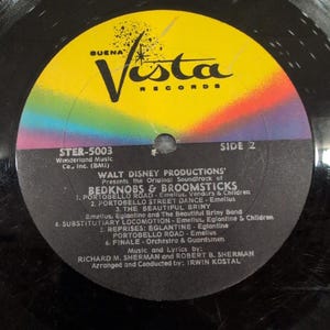 Disney Bedknobs and Broomsticks Soundtrack Vinyl LP STER-5003 Buena Vista image 2