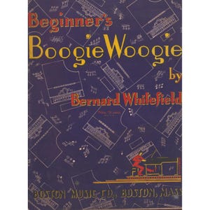 Anfänger-Boogie-Woogie von Bernard Whitefield – Vintage-Klaviernotenbuch Bild 1
