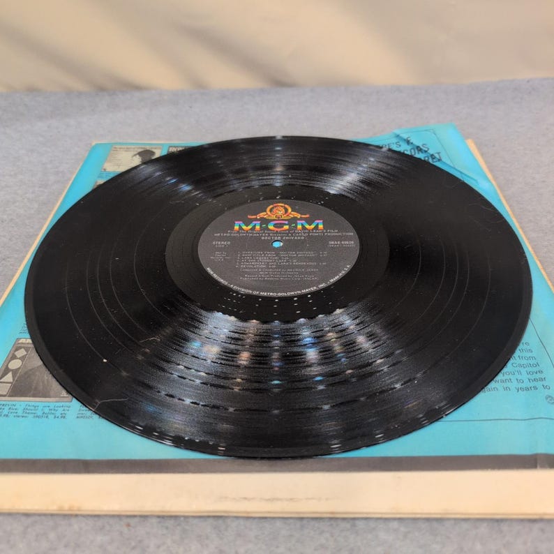 Doctor Zhivago Original Soundtrack Vinyl LP Maurice Jarre MGM SWAE-90620 Stereo image 4