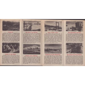 1946 US Army Corps of Engineers WWII Overseas History Fold-Out Brochure VG image 4