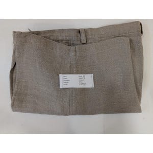 Vintage American Eagle Coarse Weave Men's Linen Pleated Dress Shorts - Size 38 image 7