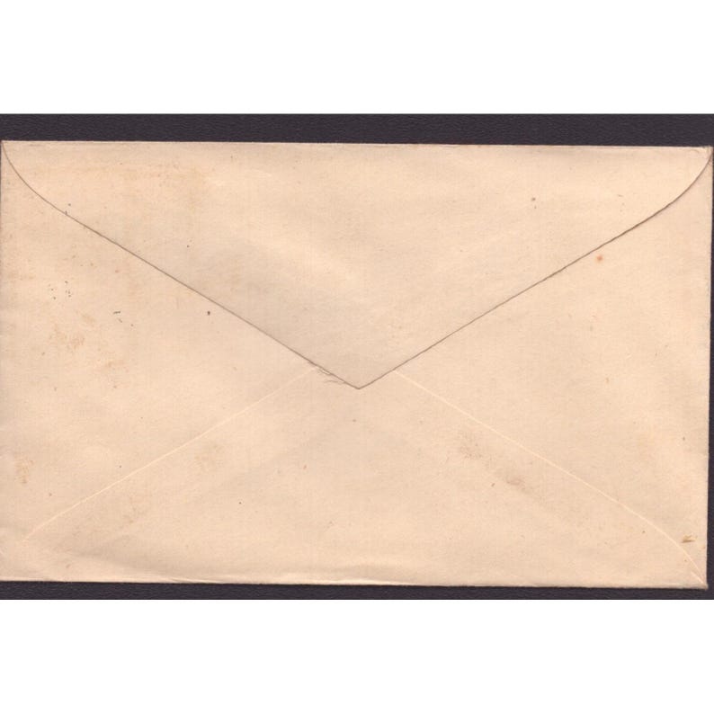 Vintage 1952 Campbell Island NZ Postmark King George VI 3d Stamp Cover Envelope image 2