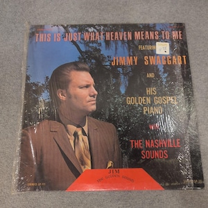 Jimmy Swaggart This Is Just What Heaven Means To Me Vinyl LP Jim Records LP-111 image 1