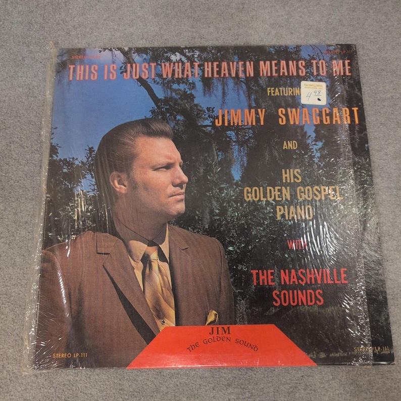 Jimmy Swaggart This Is Just What Heaven Means To Me Vinyl LP Jim Records LP-111 image 1