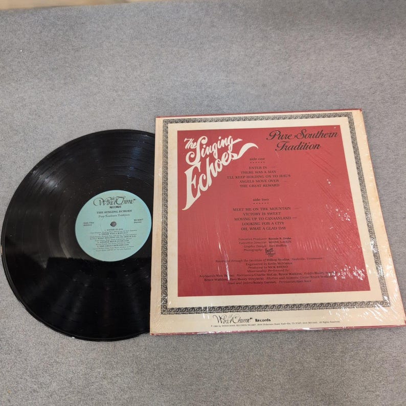 The Singing Echoes Pure Southern Tradition Vinyl LP WindChime Records image 2
