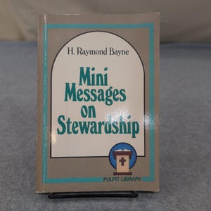 Mini messages sur l'intendance H Raymond Bayne Baker Book House 1984 Broché image 1