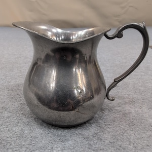 Vintage Pewter Pitcher Creamer Small Jug WEB 1137 image 1