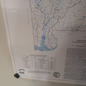 Vtg Geological Survey of Alabama Special Map 241 Rivers & Streams of AL 30×22" image 4