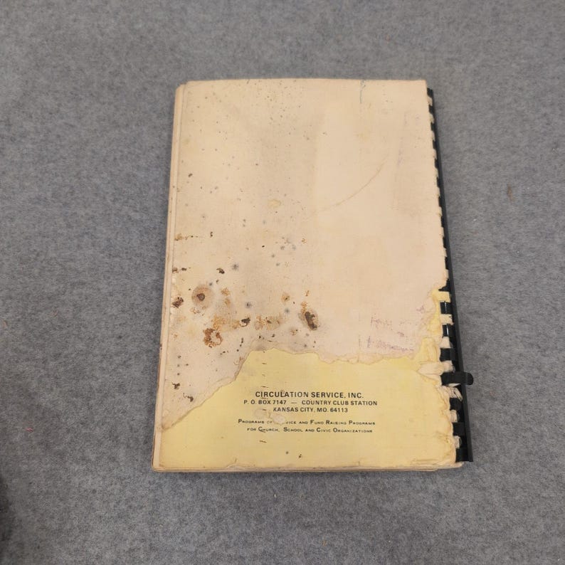 Vintage 1968 Cleburne Cookery Heflin Alabama Community Cookbook Spiral Bound image 3