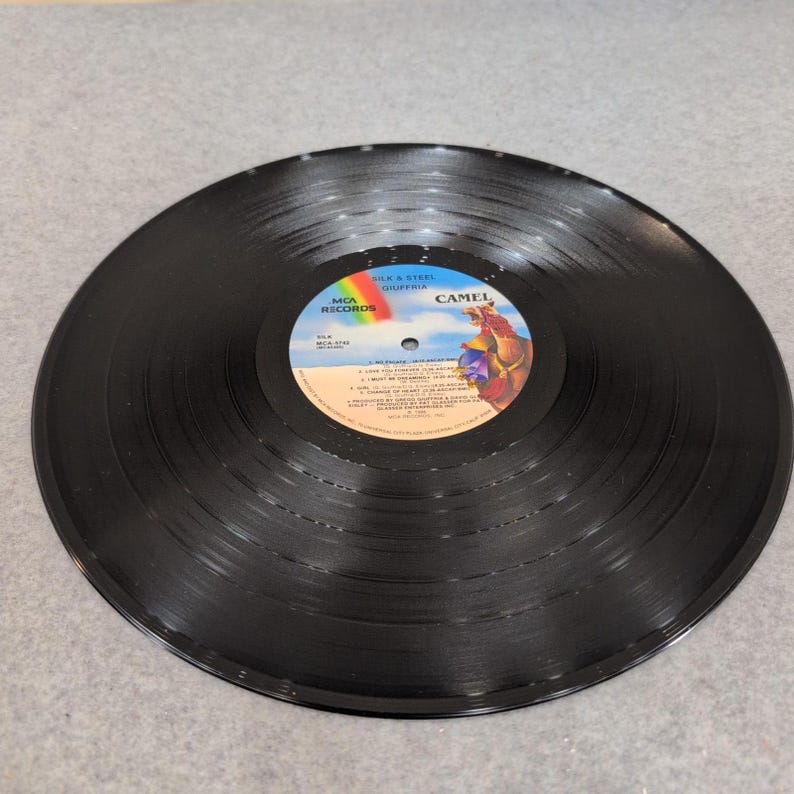 Giuffria Silk and Steel Vinilo LP 1986 MCA Records MCA-5742 Hard Rock Melódico imagen 3