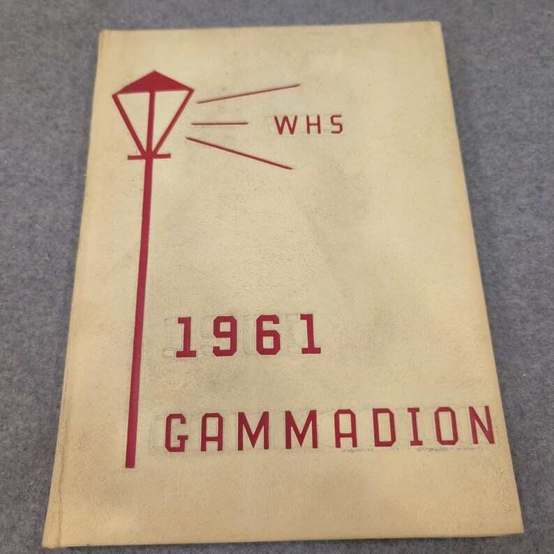 1961 Gammadion Westfield High School Yearbook WHS Massachusetts Vintage image 1