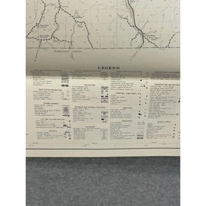 VTG 1980 General Highway Map Choctaw County Alabama 28" x 18" Butler Gilbertown image 3