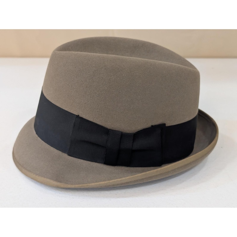 VTG Crofut & Knapp New York Mens Classic Fedora Hat - Stanton's 20" Head Circ. image 1