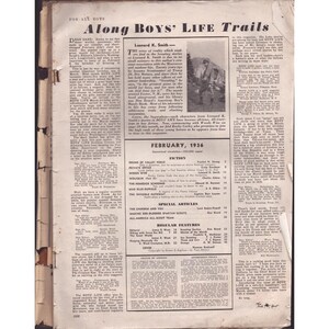 1936年2月号ボーイズライフ誌ノーマン・ロックウェル表紙コカ・コーラ広告ボーイスカウト 画像 3