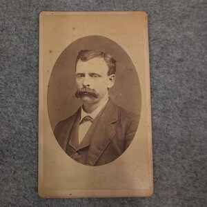 Antique 1880s Cabinet Card Photo Charlie Sampson Goodwater Alabama M. M. Gardner image 4