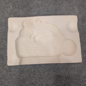 Alberts Molds Inc 1976 Ceramic Casting Mold Santa Hat Christmas Craft Project image 1