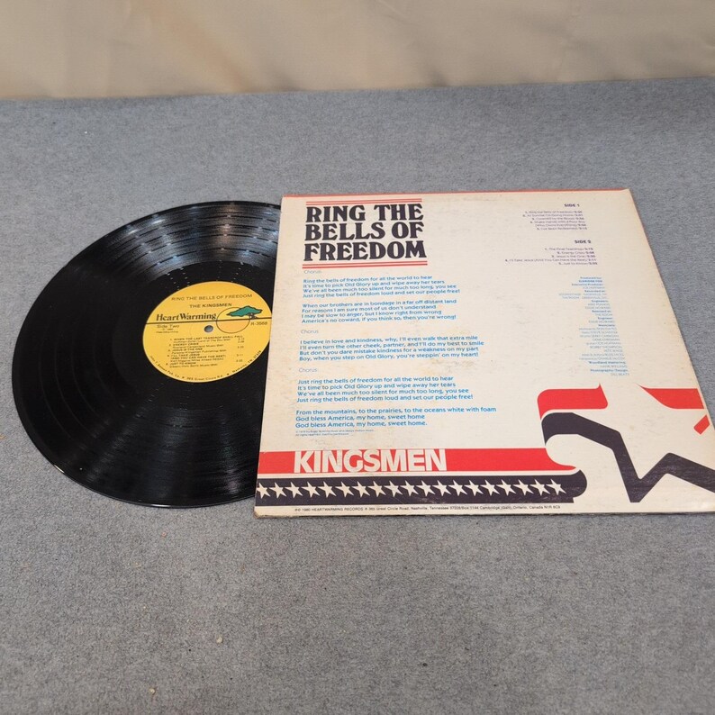 Die Kingsmen läuten Die Glocken Der Freiheit Vinyl LP Südliche Evangelium VG- Bild 2
