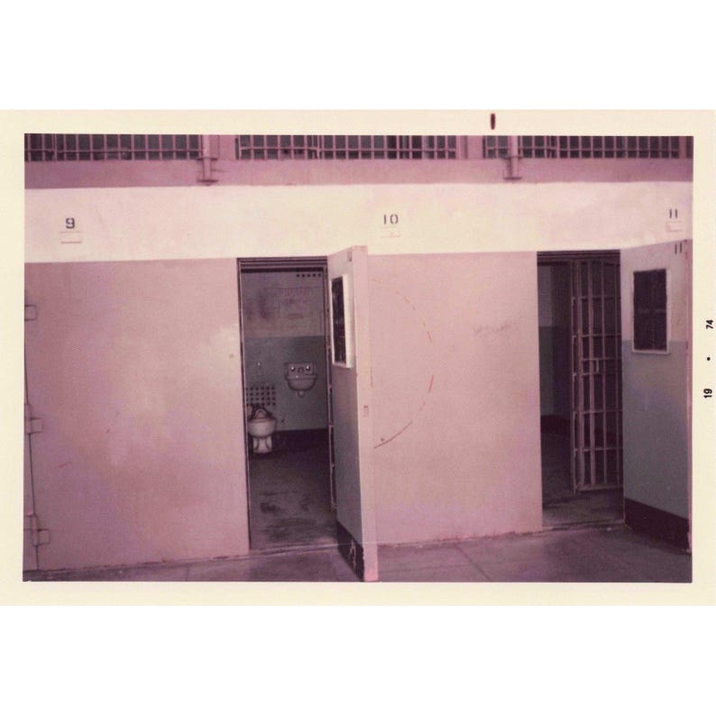 Vintage 1974 Alcatraz Island San Francisco Prison Cell Block Photo Lot of 13 image 3