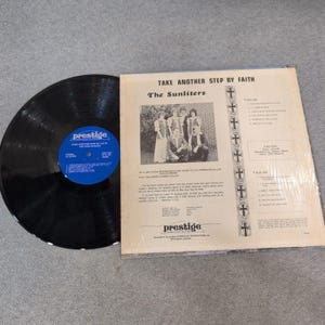 The Sunliters Take Another Step By Faith Vinyl LP Gospel Prestige Records image 2