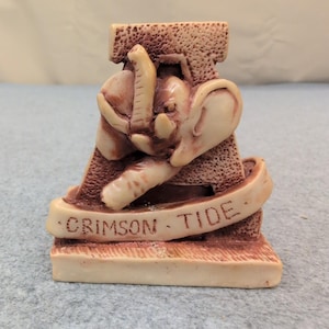 Estatueta de mármore do elefante Big Al, do Alabama Crimson Tide, edição limitada de 90 unidades, representando a Geórgia. imagem 1