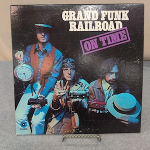Grand Funk Railroad On Time Vinyl LP Record Capitol ST-307 1969 Hard Rock VG image 1