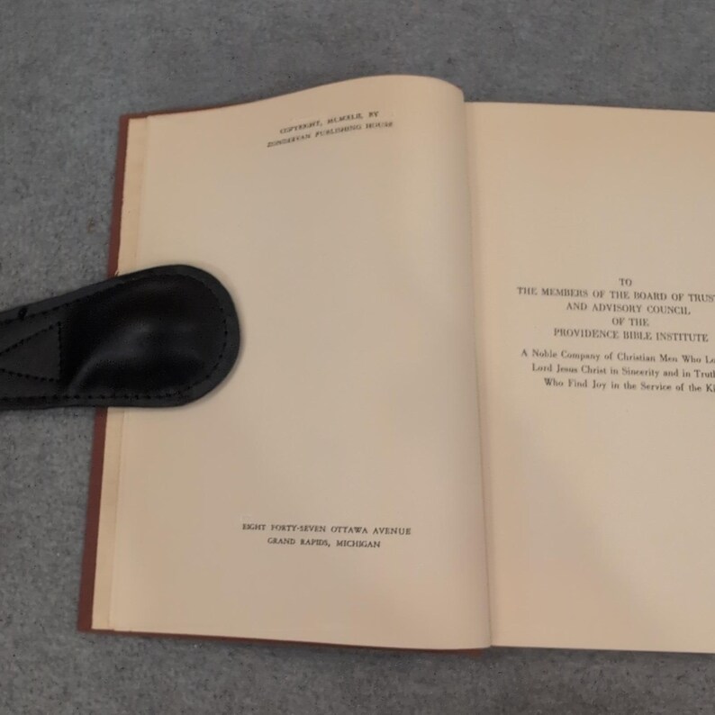 Strengthen Thy Brethren Howard W Ferrin Zondervan 1942 Hardcover Christian Book image 4