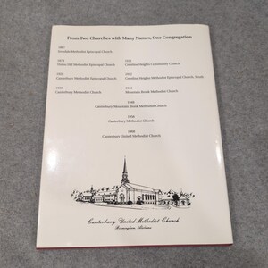 From a Brush Arbor Canterbury United Methodist Church 135 Year History Book 2002 image 3