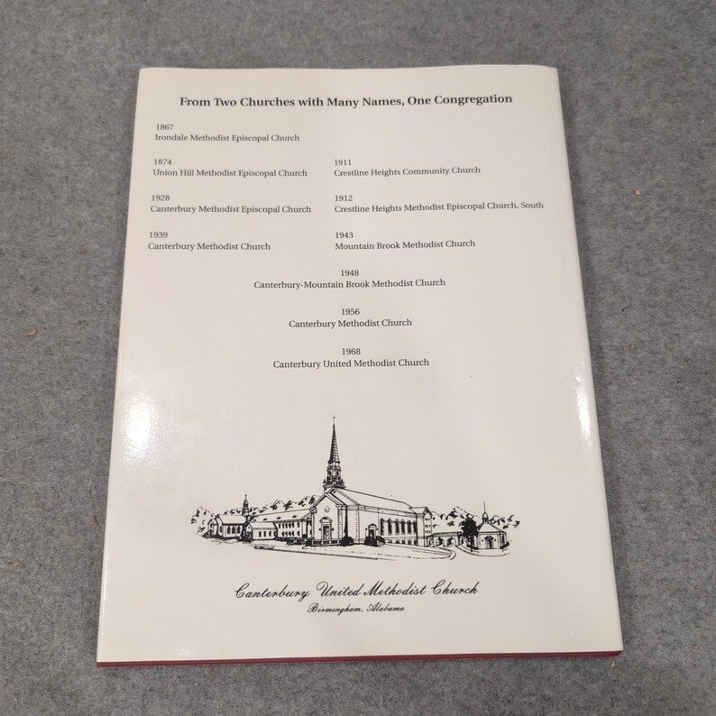From a Brush Arbor Canterbury United Methodist Church 135 Year History Book 2002 image 3