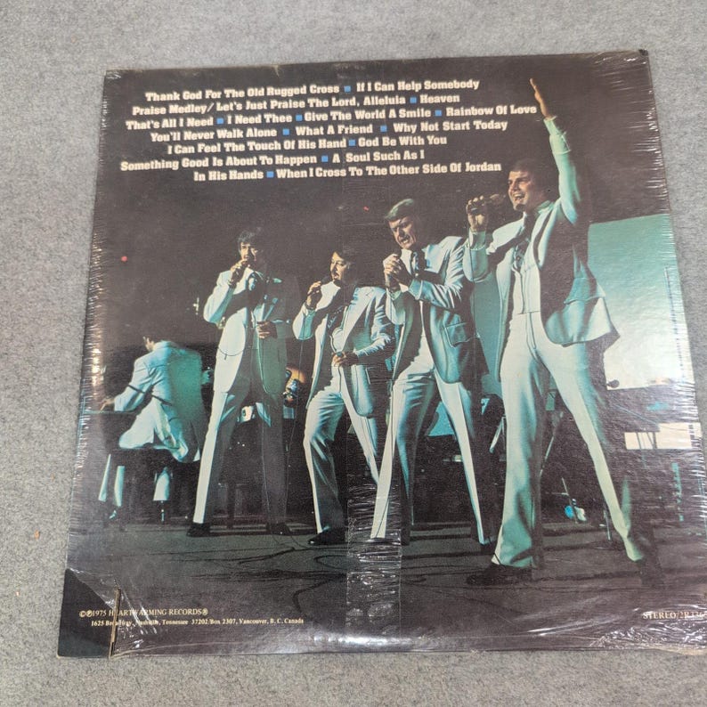 J.D. Sumner & The Stamps Quartet Live At Murray State University 2 LP Vinyl 1975 image 2